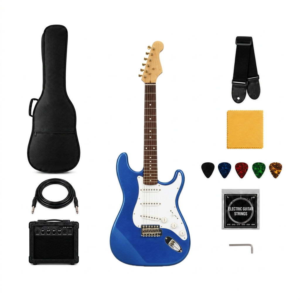 Electric Guitar β Echo Blue β SNGE220 with Package