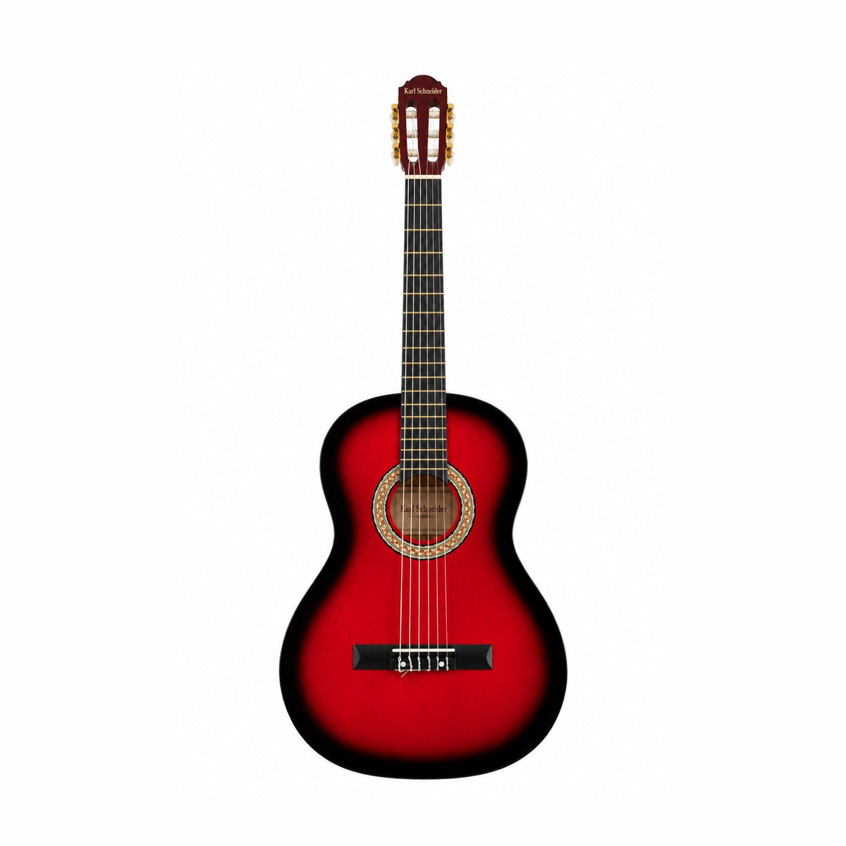 Classical Guitar – Red – 4/4 – Karl Schneider – SNCG006