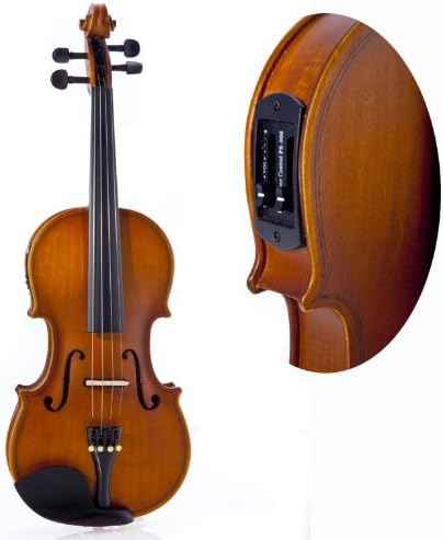 VIOLIN- SNVL007- NATURAL+EQ 4/4 - Hawamusical - Lebanon