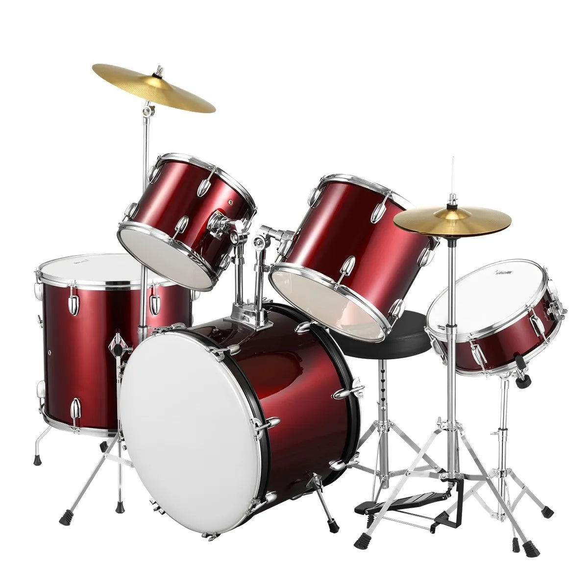 DRUM- JUNIOR-SN-J005 RED (WITH THRONE)