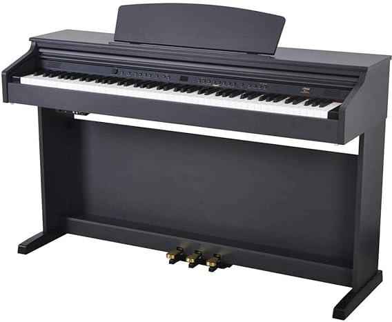 Artesia DP-3+ Digital Piano – 88-Key Weighted Hammer Action with 8 Voices, Recording & 3 Pedals - Rosewood (with bench) - Hawamusical - Lebanon