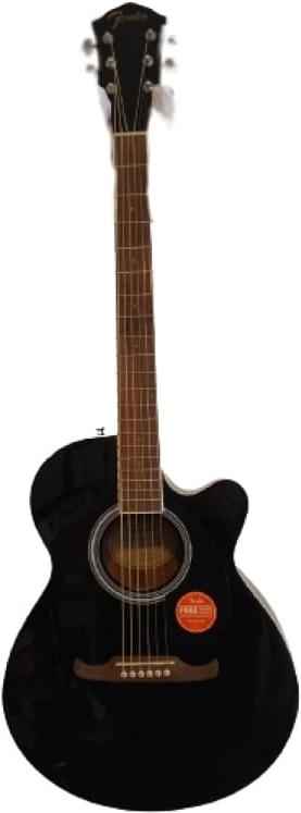 ACOUSTIC GUITAR-BLACK-FENDER. - Hawamusical - Lebanon