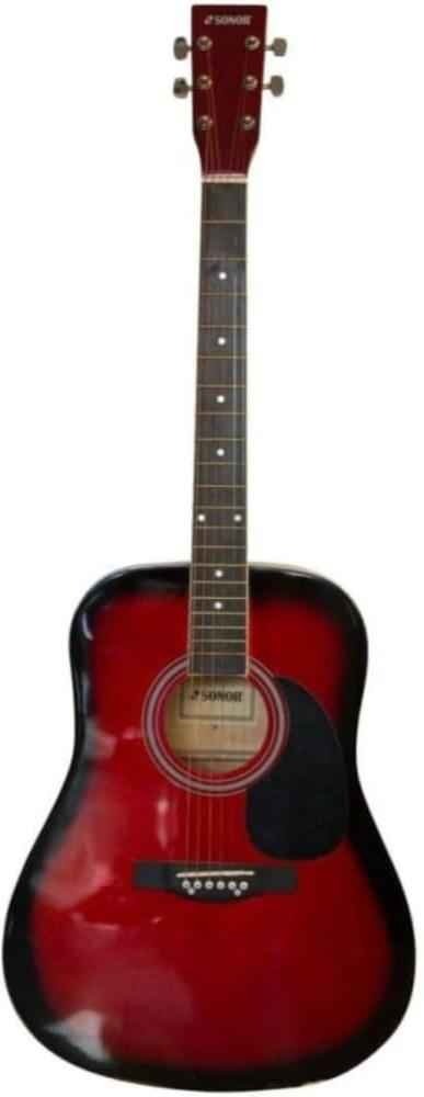 ACOUSTIC GUITAR-SNAG004-RED SUNBURST-SONOR - Hawamusical - Lebanon