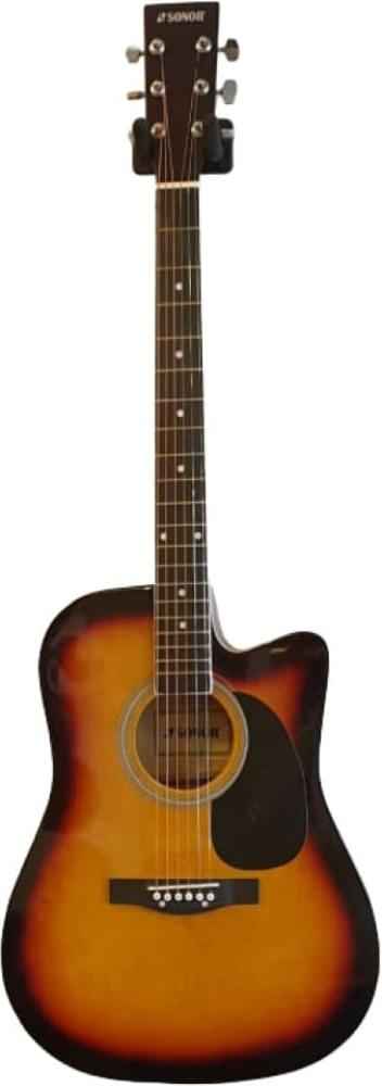 ACOUSTIC GUITAR-SNAG012-BROWN SB+EQ-SONOR - Hawamusical - Lebanon