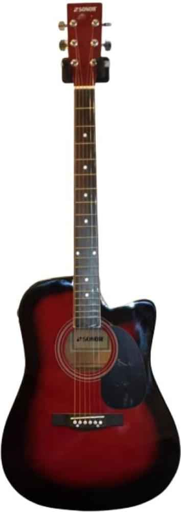 ACOUSTIC GUITAR-SNAG012-RED SUNBURST+EQ-SONOR - Hawamusical - Lebanon