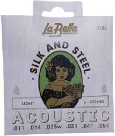 ACOUSTIC GUITAR STRINGS- SILK AND STEEL- LA BELLA. - Hawamusical - Lebanon