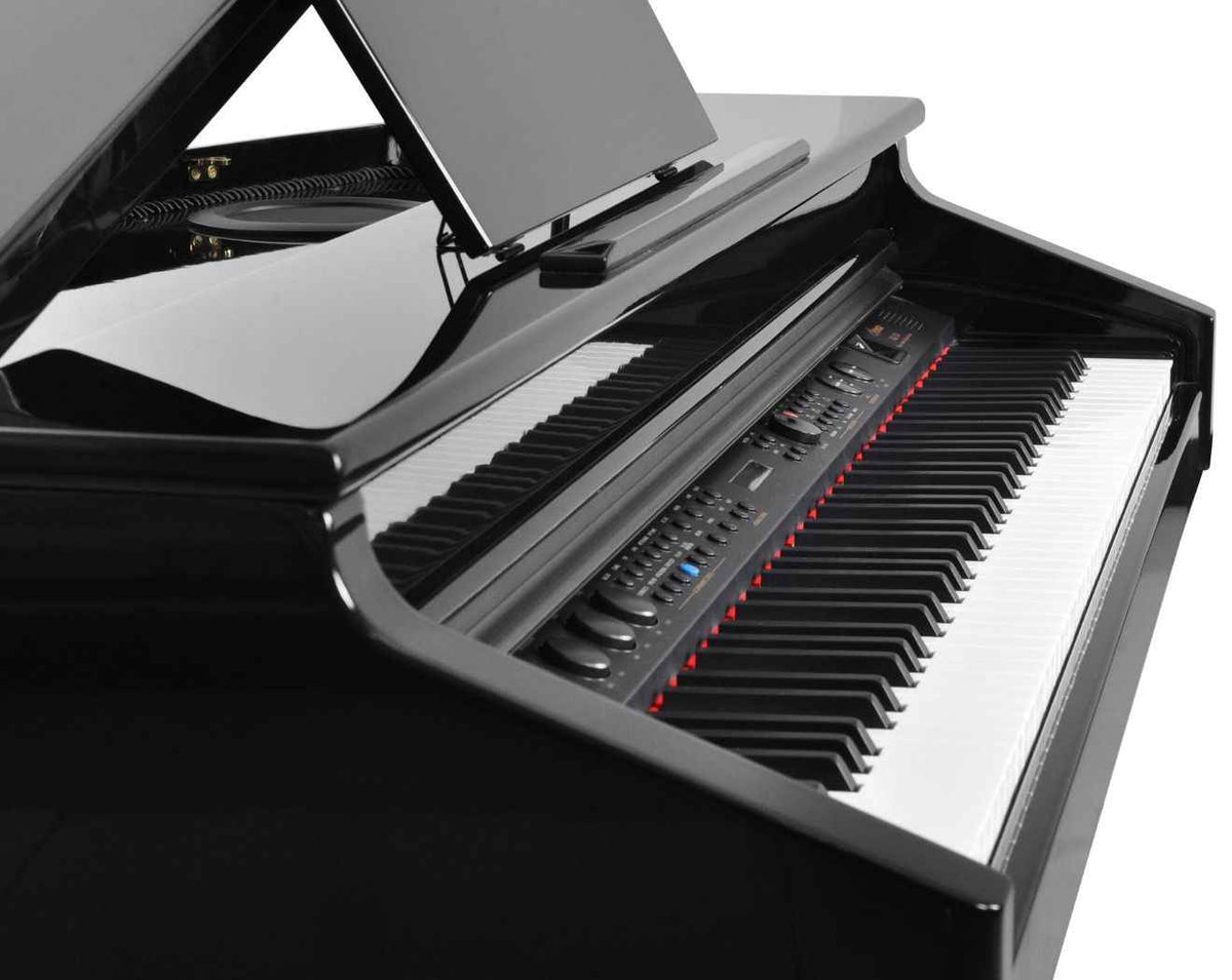 ARTESIA AG30 Digital Grand Piano – Weighted Hammer Action, 130+ Voices, 99+ Rhythms, Bluetooth & Multi-Track Recording for Beginners & Professional - Black - Hawamusical - Lebanon