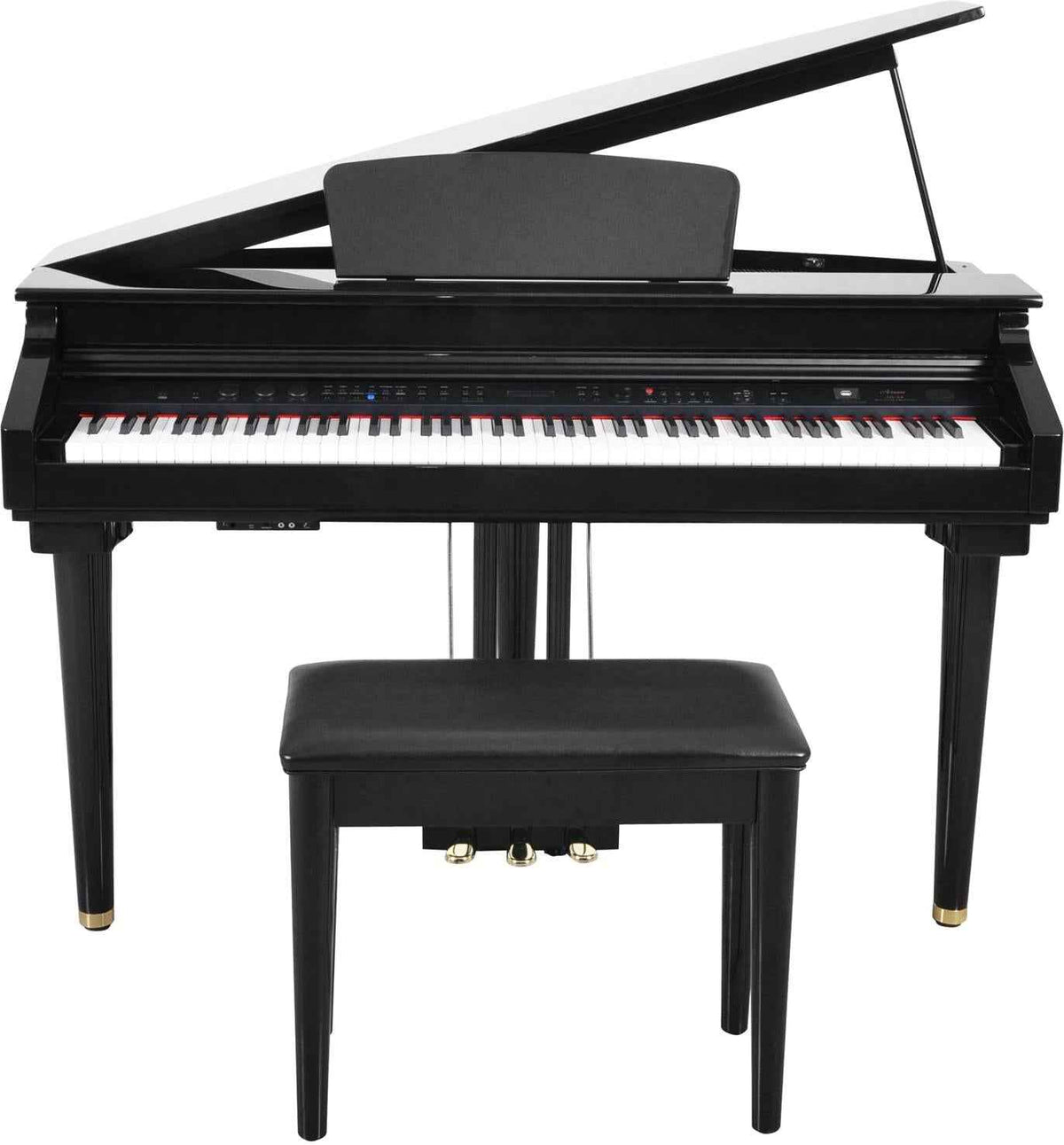 ARTESIA AG30 Digital Grand Piano – Weighted Hammer Action, 130+ Voices, 99+ Rhythms, Bluetooth & Multi-Track Recording for Beginners & Professional - Black - Hawamusical - Lebanon