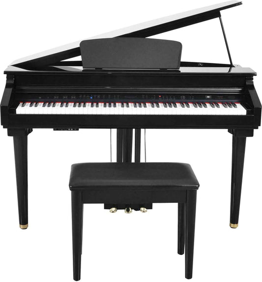 ARTESIA AG30 Digital Grand Piano – Weighted Hammer Action, 130+ Voices, 99+ Rhythms, Bluetooth & Multi-Track Recording for Beginners & Professional - Black - Hawamusical - Lebanon