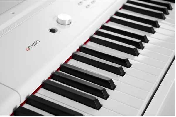 Artesia DP-10E Digital Piano – 88 Weighted Keys with 137 Voices, 100 Styles, Learning Tools & Recording - White (with bench) - Hawamusical - Lebanon