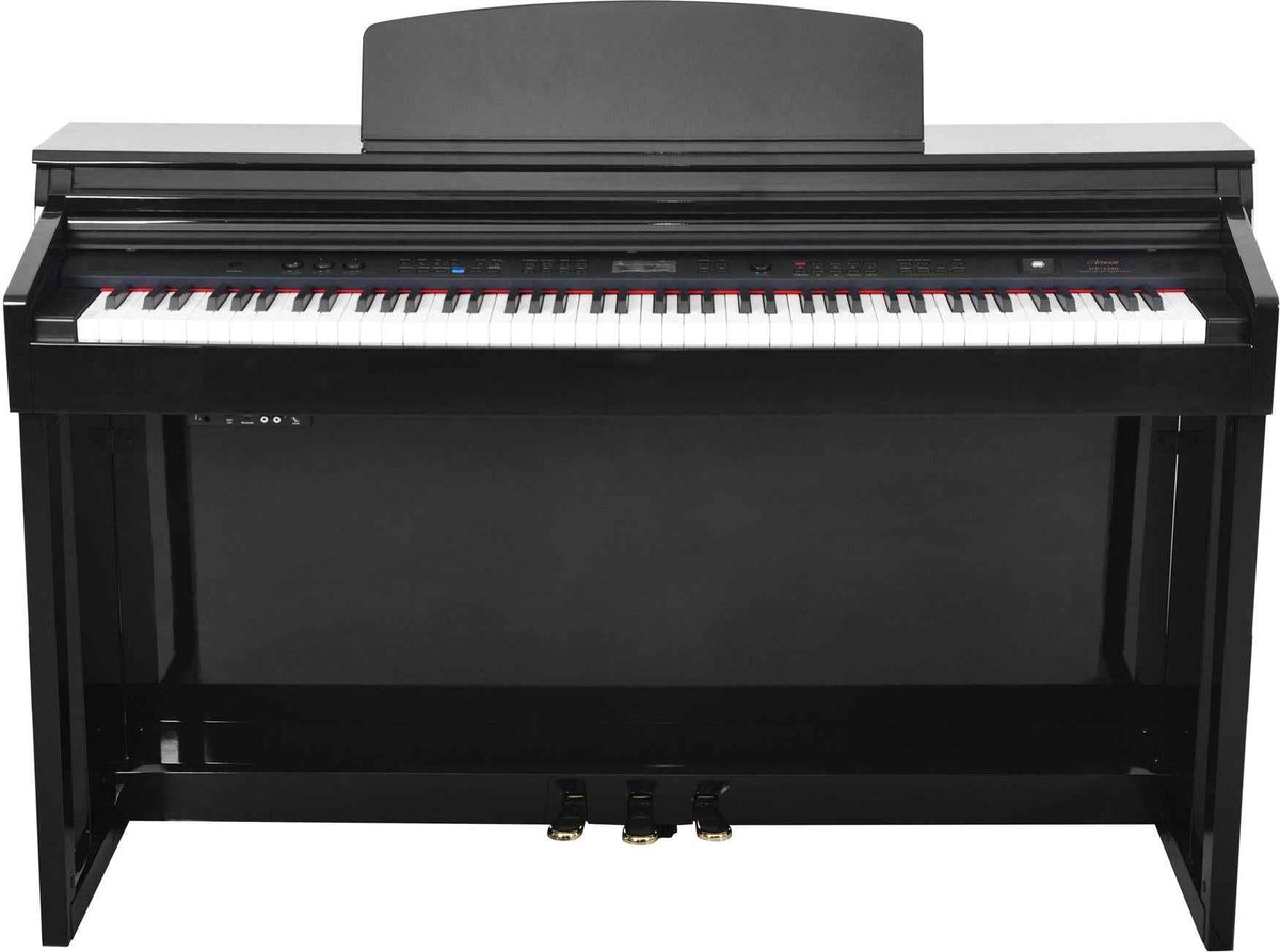 Artesia DP-150E+ Digital Piano – 88-Key Digital Piano with 137 Sounds, Bluetooth Audio, Recording & USB/MIDI for Beginners & Professional - Black (with bench) - Hawamusical - Lebanon