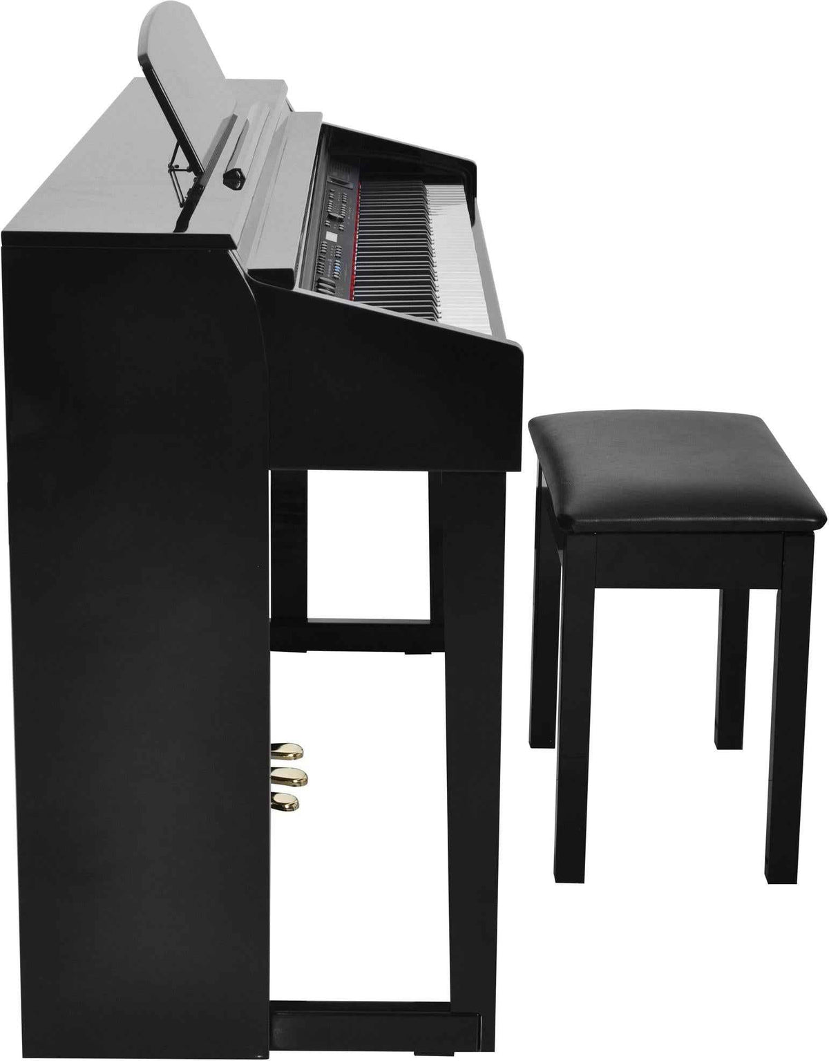 Artesia DP-150E+ Digital Piano – 88-Key Digital Piano with 137 Sounds, Bluetooth Audio, Recording & USB/MIDI for Beginners & Professional - Black (with bench) - Hawamusical - Lebanon