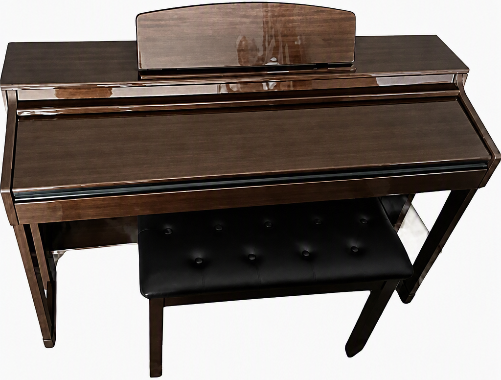 Artesia DP-150E+ Digital Piano – 88-Key Digital Piano with 137 Sounds, Bluetooth Audio, Recording & USB/MIDI Digital Piano for Beginners & Professional - Walnut (with bench) - Hawamusical - Lebanon