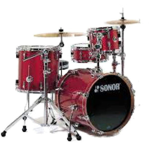 DRUM- SONOR-SN5102 METALLIC RED (WITH THRONE)-Drums-Hawamusical-musical instruments-lebanon