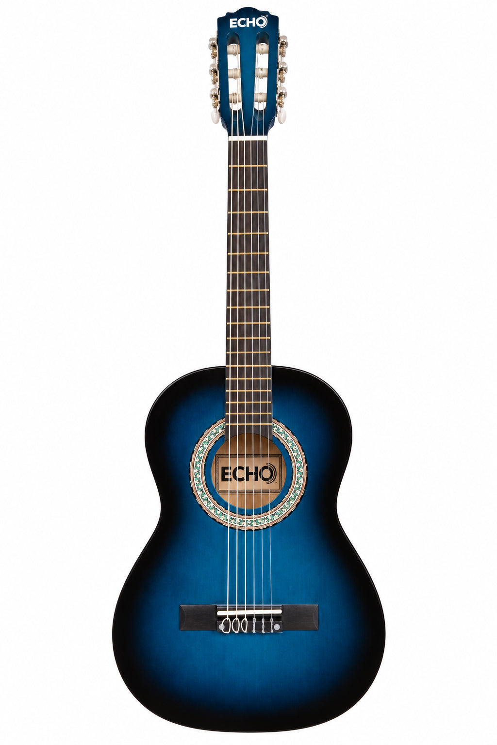 Classical Guitar – Blue Sunburst – Size 4/4 – ECHO – SNCG006 - Hawamusical - Lebanon