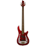 ELECTRIC BASS GUITAR PACKAGE -SNEB022-RED-SONOR.-Electric bass guitar-Hawamusical-musical instruments-lebanon