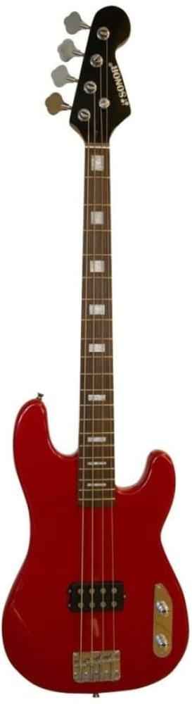 ELECTRIC BASS GUITAR PACKAGE-SNEB024-RED-SONOR. - Hawamusical - Lebanon