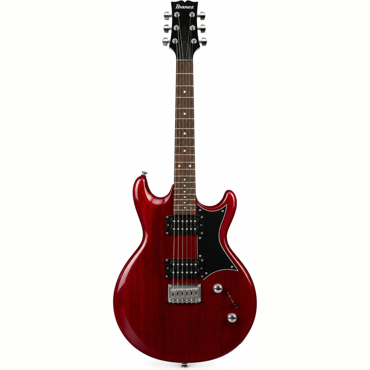 Ibanez Electric Guitar – Dark Red with GAX Maple Neck, Poplar Body & Infinity R Humbuckers - Hawamusical - Lebanon