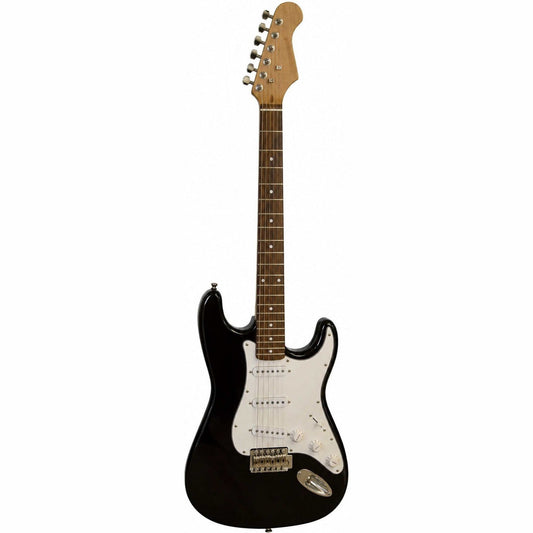 Echo SNEG220 Electric Guitar – Black Electric Guitar with 15W Amplifier, Bag, Strap & Accessories - Hawamusical - Lebanon