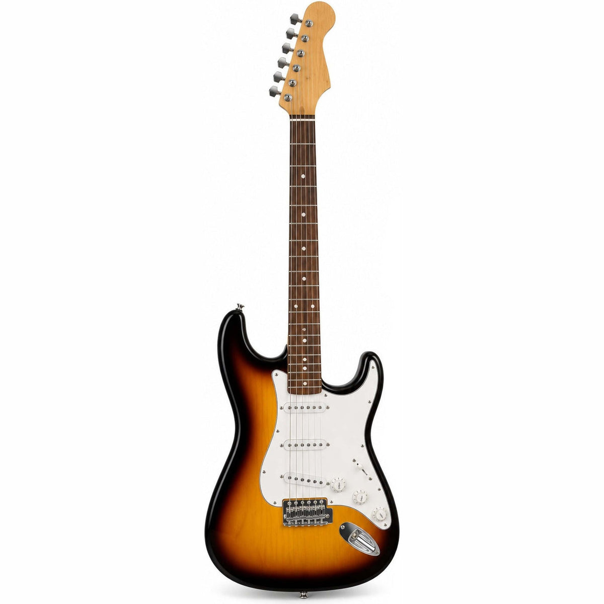 Echo SNEG220 Electric Guitar – Sunburst Electric Guitar with 15W Amplifier, Bag, Strap & Accessories - Hawamusical - Lebanon