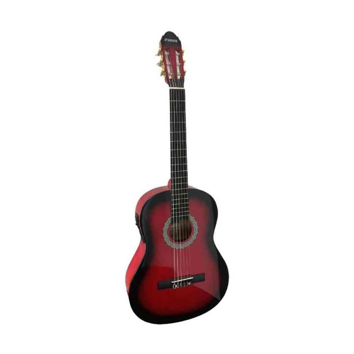 ELECTRO CLASSIC GUITAR-SNCG007-RED SUNBURST-SONOR - Hawamusical - Lebanon
