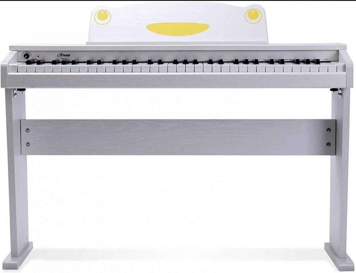 Artesia FUN-1 Kids Digital Piano – 61-Key Velocity-Sensitive Keyboard for Children - White (with bench) - Hawamusical - Lebanon