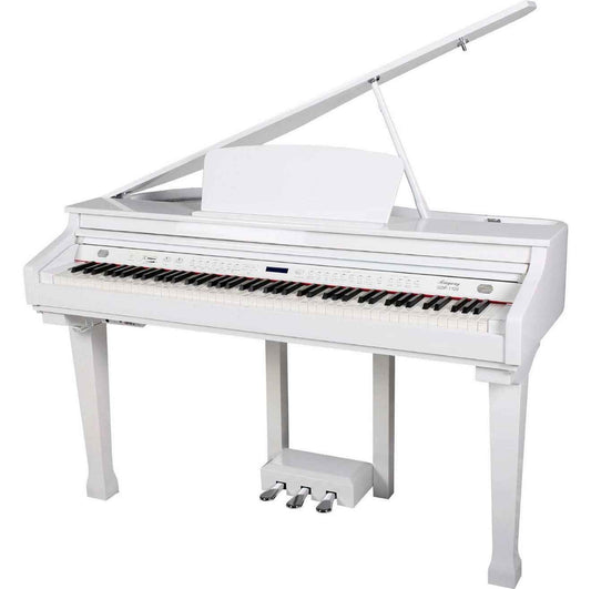 Ringway GDP-1120 Digital Piano – Weighted-Key Digital Piano for Beginners & Professional - White (with bench) - Hawamusical - Lebanon