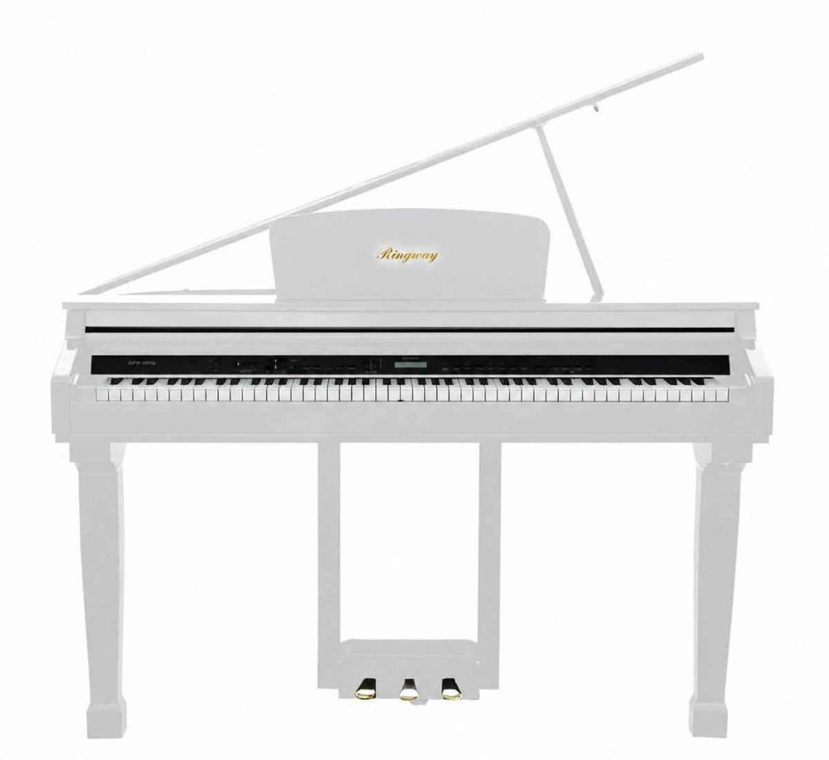 Ringway GDP-1120 Digital Piano – Weighted-Key Digital Piano for Beginners & Professional - White (with bench) - Hawamusical - Lebanon