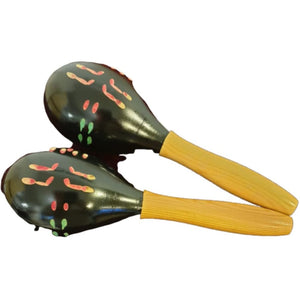 MARACAS- BIG SIZE-BLACK-Maracas-Hawamusical-musical instruments-lebanon