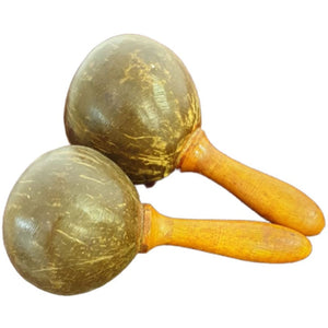 MARACAS - COCONUT - PLAIN-Maracas-Hawamusical-musical instruments-lebanon