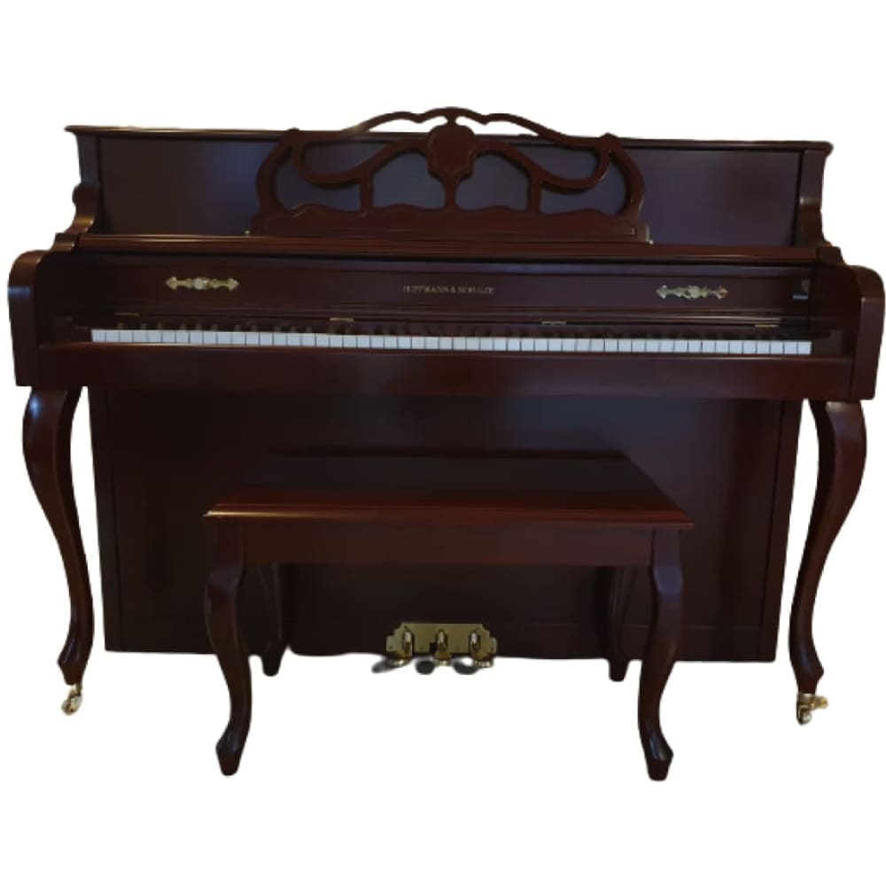 PIANO CLASSIC- HOOFFMAN & SHULZE- WALNUT-Upright Piano-Hawamusical-musical instruments-lebanon