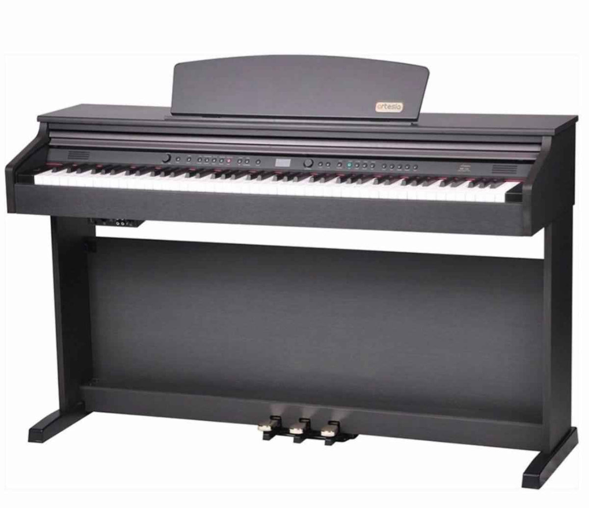 Artesia A100 Digital Piano – 88-Key Weighted Hammer-Action Piano with 3 Pedals & Furniture-Style Design - Rosewood (with bench) - Hawamusical - Lebanon