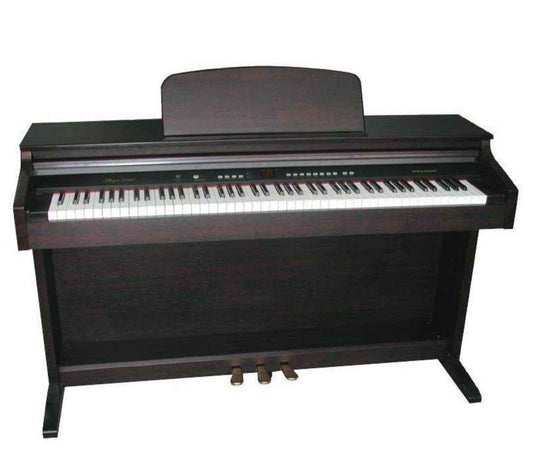 Ringway TG-8867 Digital Piano – 88-Key Weighted Hammer-Action Piano with Learning Songs, 3 Pedals & Recording - Rosewood - Hawamusical - Lebanon