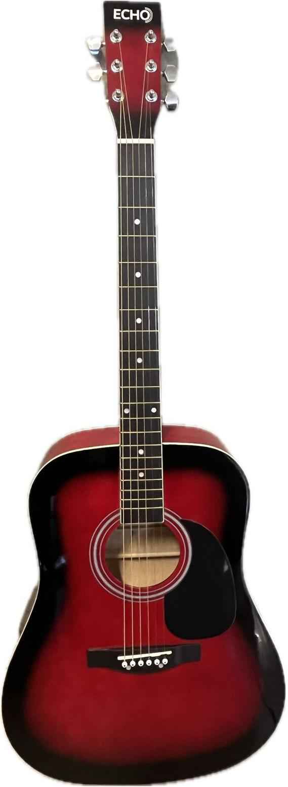 ACOUSTIC GUITAR-SNAG004-RED-ECHO - Hawamusical - Lebanon