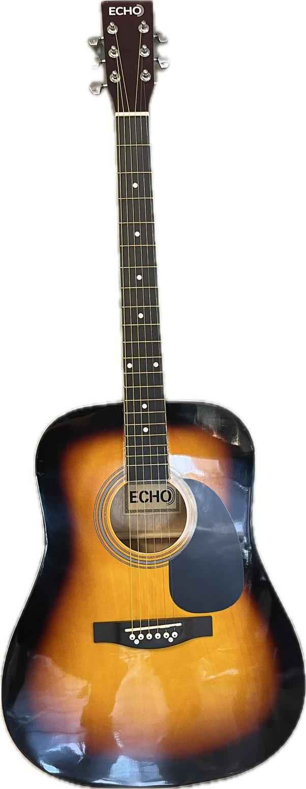 ACOUSTIC GUITAR-SNAG012-CUTAWAY-SUNBURST+EQ-ECHO - Hawamusical - Lebanon