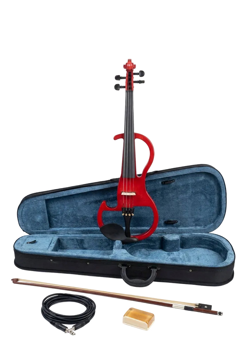 VIOLIN - RED SEMI-ELECTRIC 4/4 - SEVL002