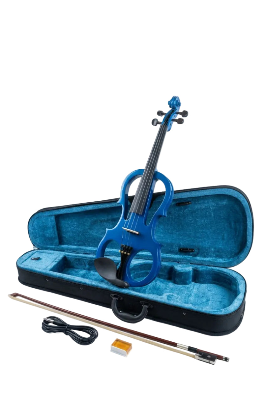 VIOLIN - BLUE SEMI-ELECTRIC 4/4 - SEVL005