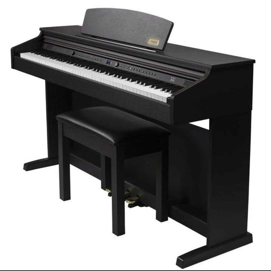 Artesia DP-10E Digital Piano – 88 Weighted Keys with 137 Voices, 100 Styles, Learning Tools & Recording - Rosewood (with bench) - Hawamusical - Lebanon