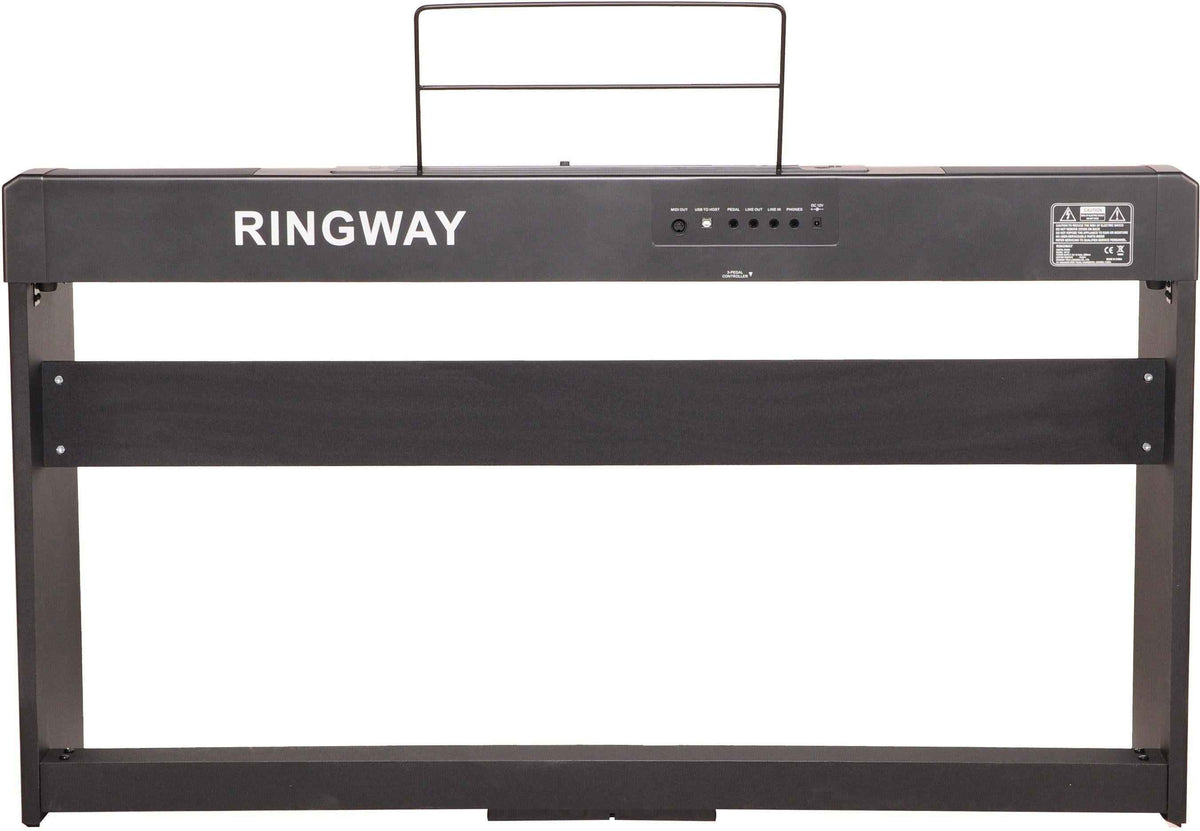 Artesia RP25 Digital Piano – 88-Key Weighted Hammer Action with 8 Voices, Recording & Lightweight Design - Black - Hawamusical - Lebanon