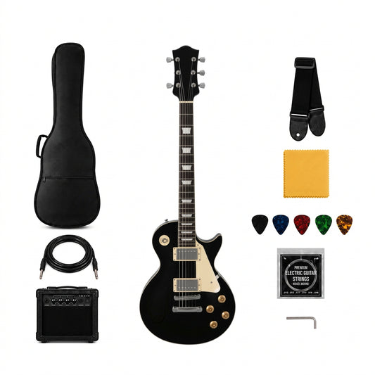 Electric Guitar – ECHO Black – SNEG410 with Package